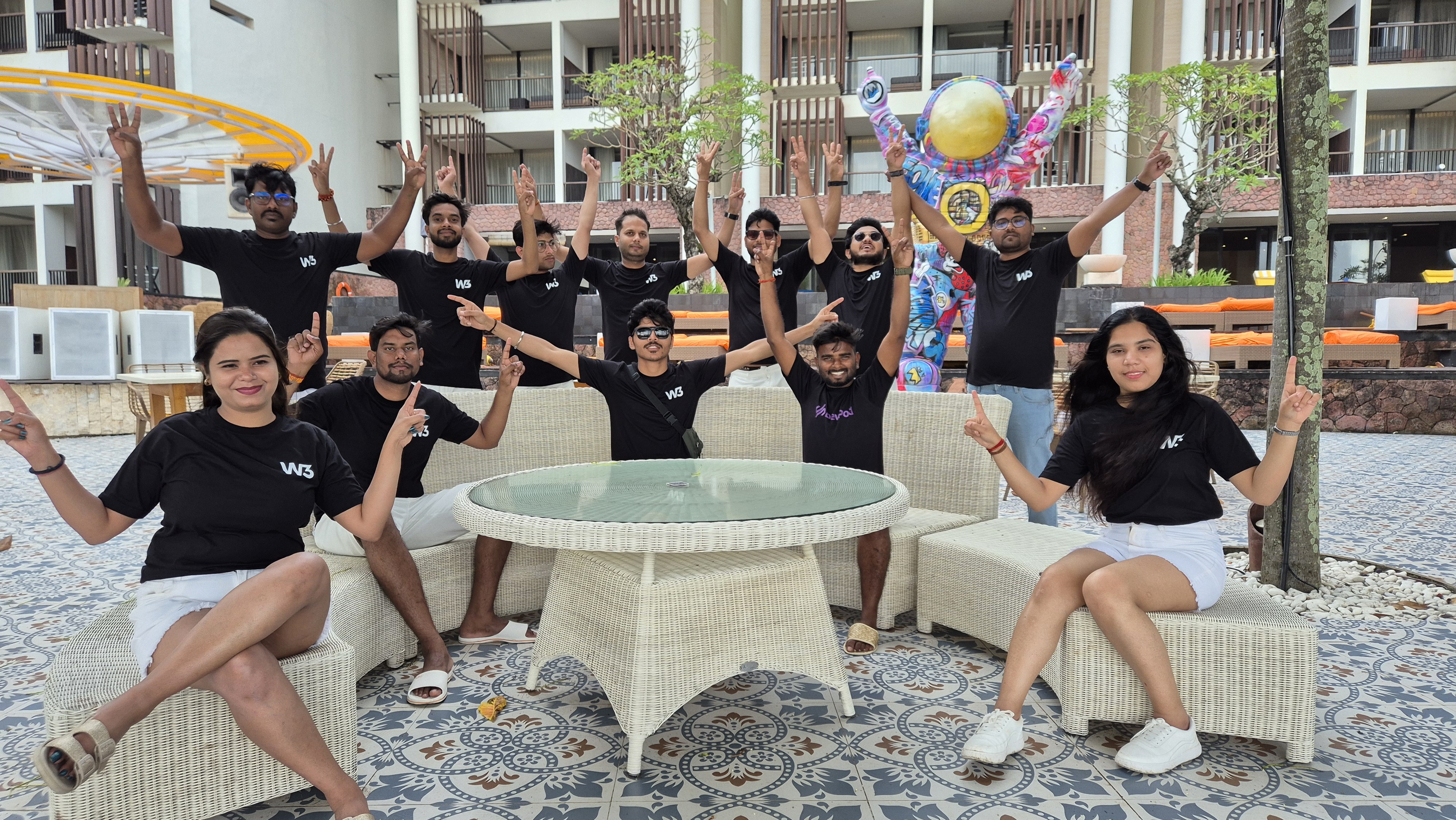 W3villa international team outing