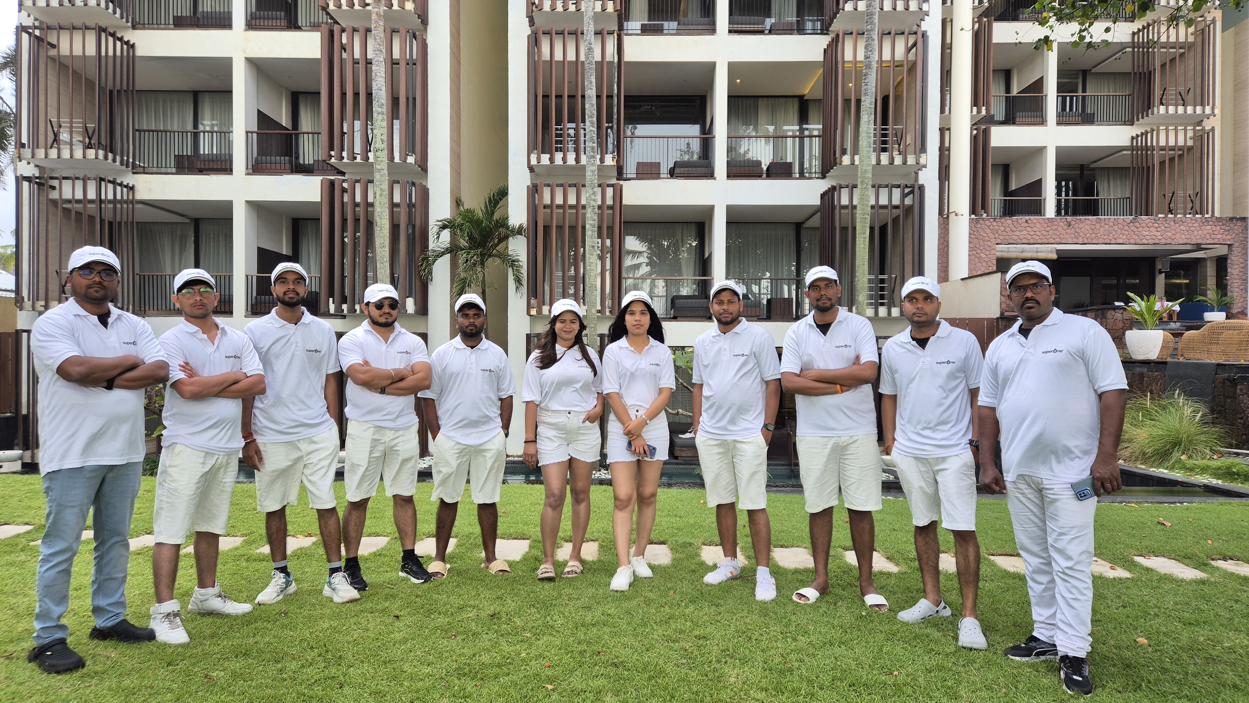W3villa international trip group photo